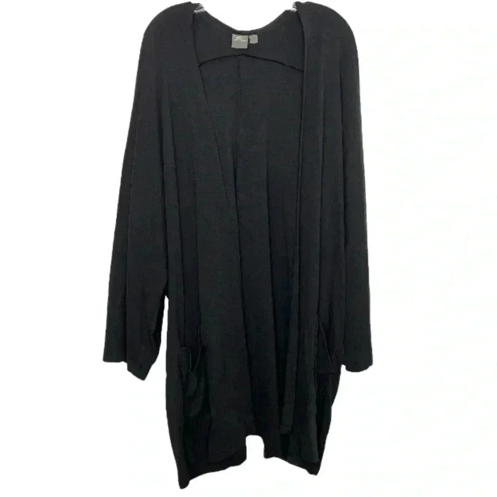 Asos Black Open Longline Cardigan